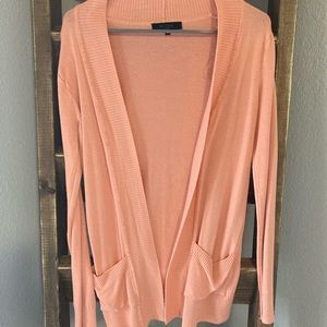 Peach cardigan